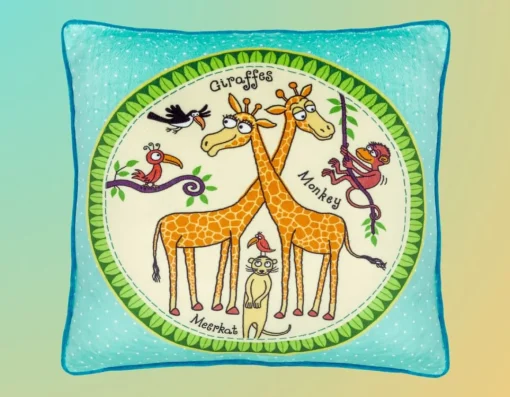 Outlet Tyrrell Katz Jungle Plush Cushion - So Soft!