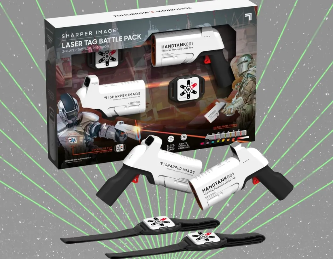 Clearance Sharper Image Laser Tag Battle Pack - Two Player Set