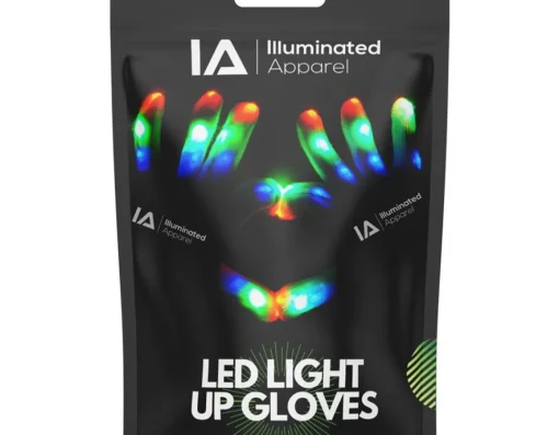 Illuminated Apparel LED Light Up Gloves - Age 4-7 Years