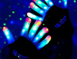 Illuminated Apparel LED Light Up Gloves - Age 4-7 Years