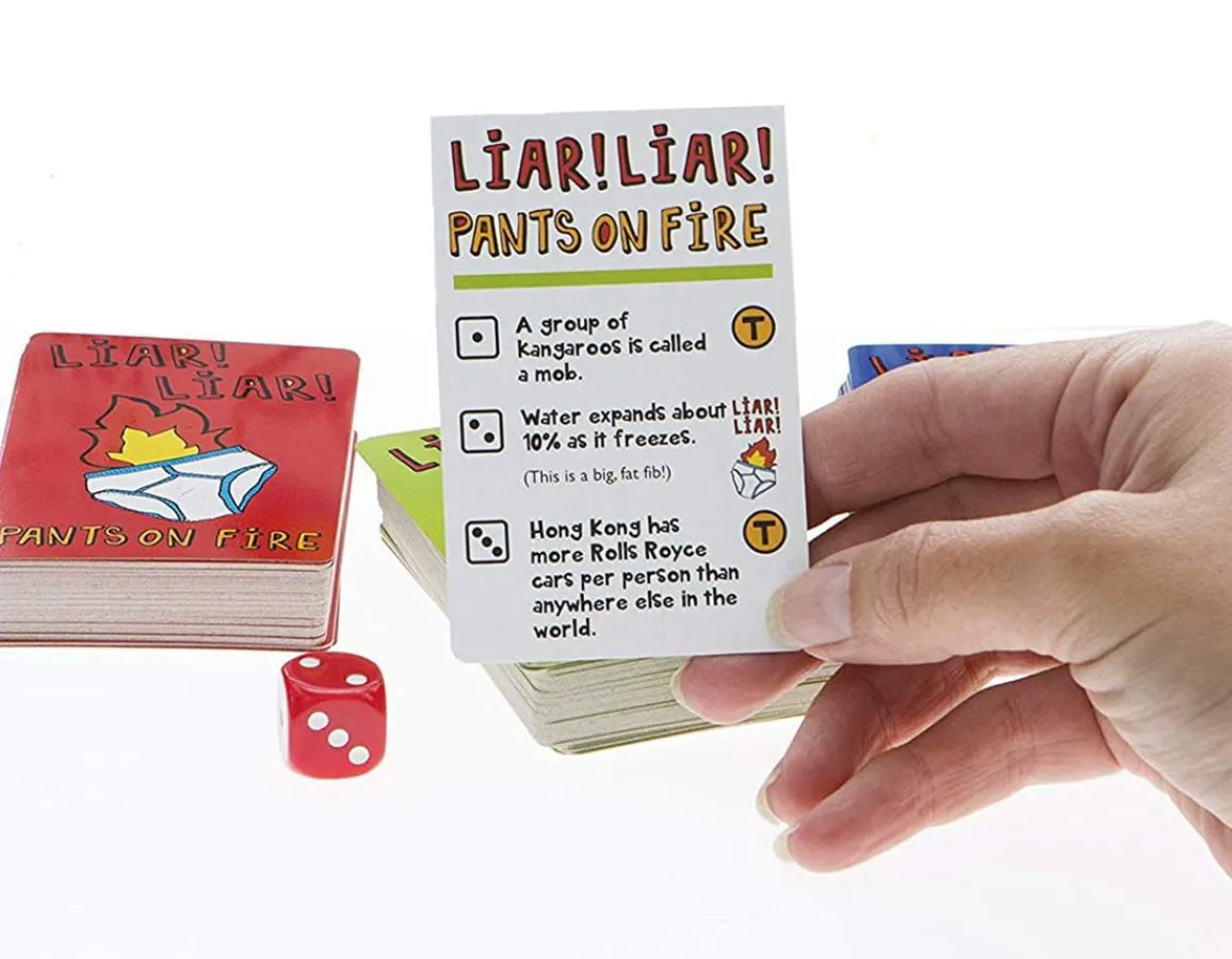 Outlet Boxer Gifts Liar! Liar! Pants on Fire! - Game of Bluff