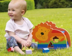 Outlet Orange Tree Toys Lion Shape Sorter