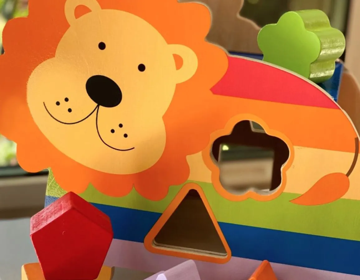 Outlet Orange Tree Toys Lion Shape Sorter