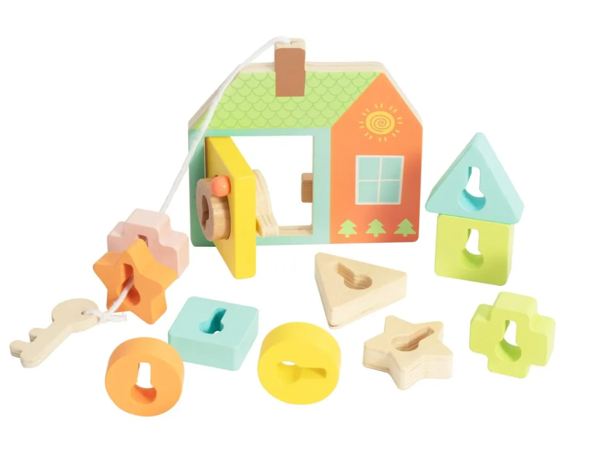 Discount Classic World Locking Door - Wooden Matching Game