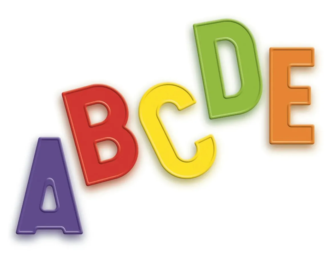 Quercetti Magnetic Capital Letters - Stick & Spell