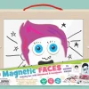 New Fiesta Crafts Magnetic Faces - Fun Wooden Shapes