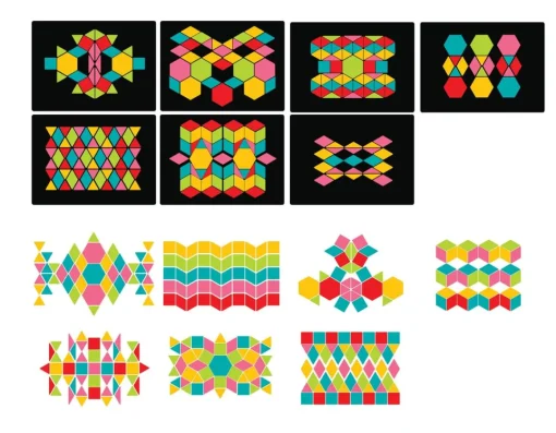 Online Fiesta Crafts Magnetic Patterns - Fun Wooden Shapes