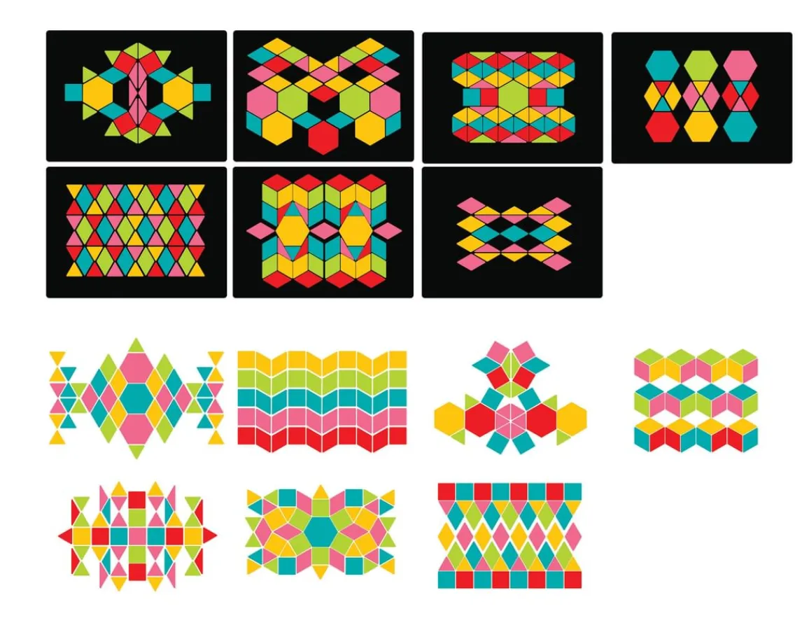 Online Fiesta Crafts Magnetic Patterns - Fun Wooden Shapes