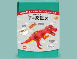 Discount Fiesta Crafts Make a T-Rex - Wood & Clay Modelling