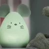 Online Nattou Mouse Nightlight - Squishy Silicone