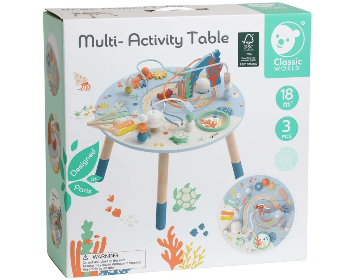 Online Classic World Multi-Activity Table - Under the Sea