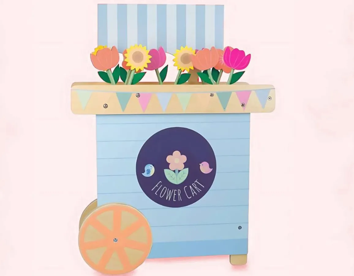 Online Orange Tree Toys My First Flower Cart - 70cm Wooden Set