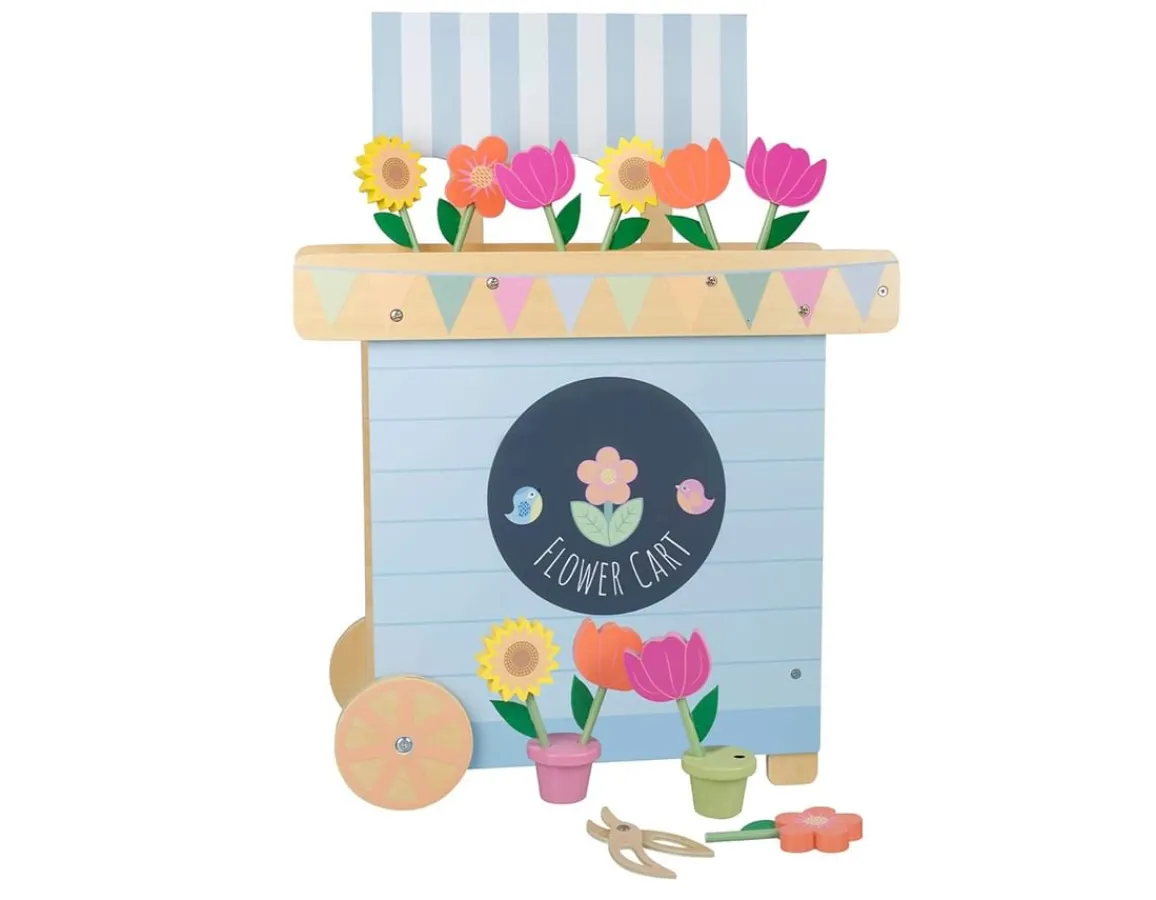 Online Orange Tree Toys My First Flower Cart - 70cm Wooden Set