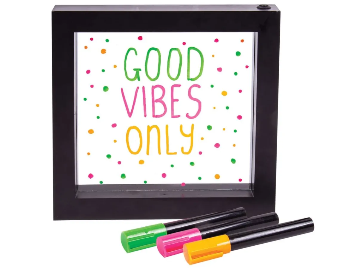 Discount Fizz Creations Neon Effect Message Frame - Lights Up