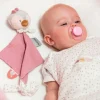 Nattou Penguin Doudou - Pink Soother