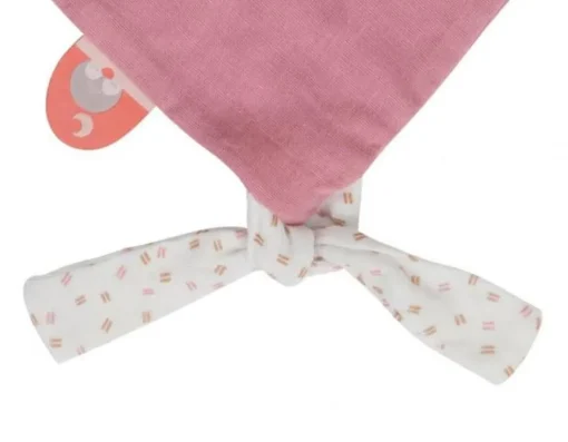 Nattou Penguin Doudou - Pink Soother