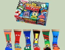 United Odd Socks Petrol Heads - Six Fun Odd Socks!