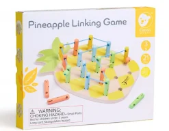 Sale Classic World Pineapple Linking Game - Natural Wood