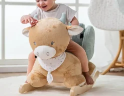 New Nattou Plush Cow Rocker - from Belgium