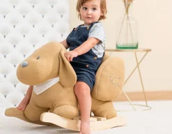 Clearance Nattou Plush Dog Rocker - from Belgium