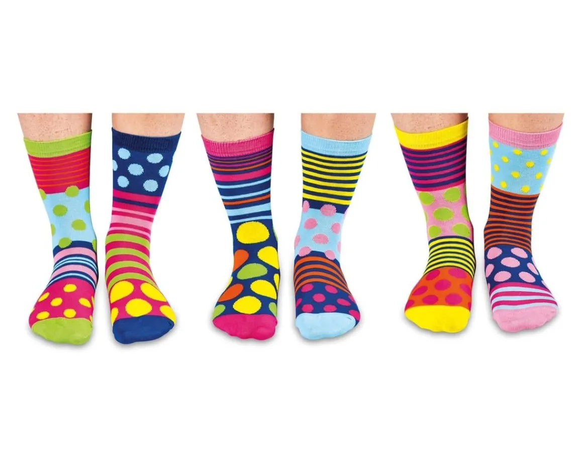 Best United Odd Socks Polka Face - Six Dotty Odd Socks!