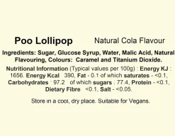 Online The Original Candy Co. Poo Emoji Lolly - Scrumptious Cola Taste (Really!)