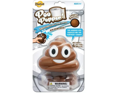 New Cheatwell Games Poo Popper - Squeeze to Shoot!