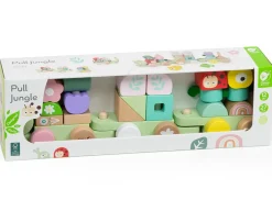 Classic World Pull Along Jungle - 27 Wooden Pieces