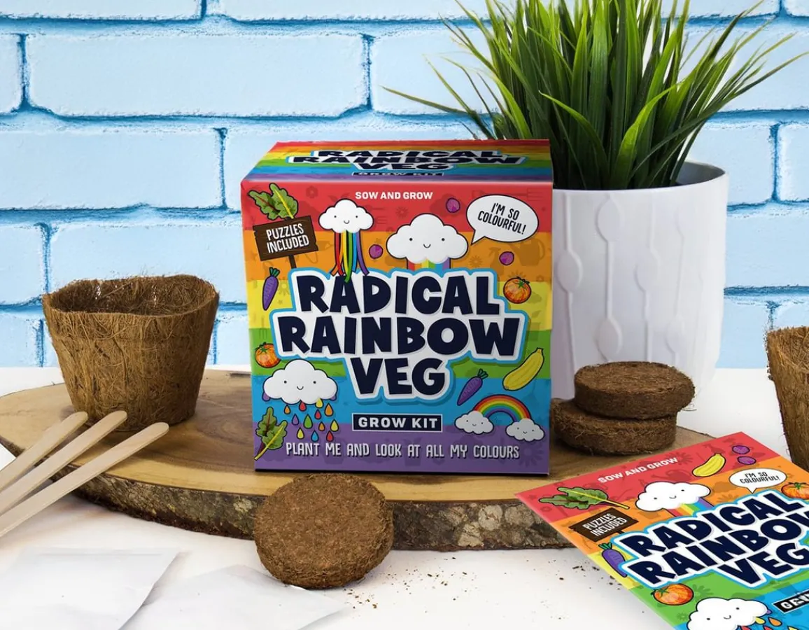 Sale Gift Republic Radical Rainbow Veg - Sow & Grow your 5 a day!