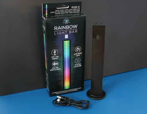 Outlet Funtime Gifts Rainbow Light Bar - Pulses to the beat!