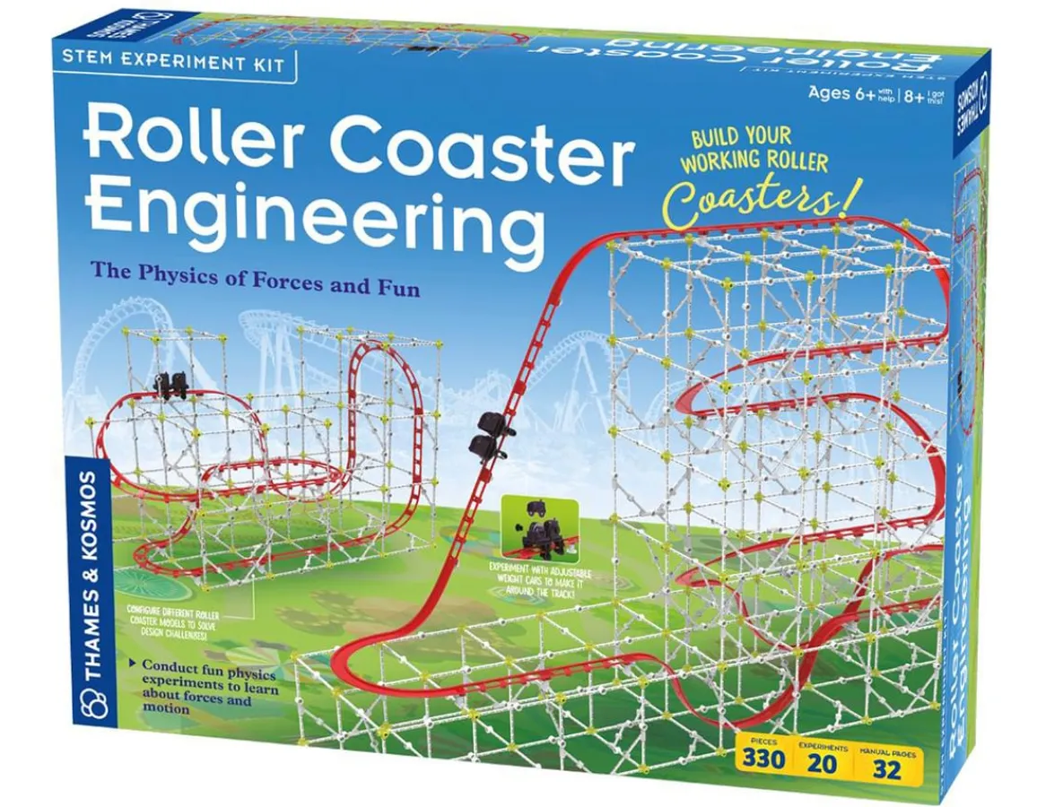 Outlet Thames & Kosmos Roller Coaster Engineering - 305 Piece Experiment Kit