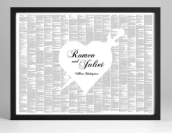 Discount Spineless Classics Romeo & Juliet - The Book on a Poster