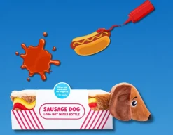 Fizz Creations Sausage Dog - Long Hot Water Bottle