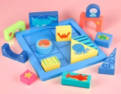 Discount Orange Tree Toys Sea Life Block Puzzle - 14 Wooden Pieces