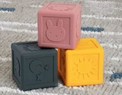 Clearance Bigjigs Sensory Cubes - Play, Stack & Tumble