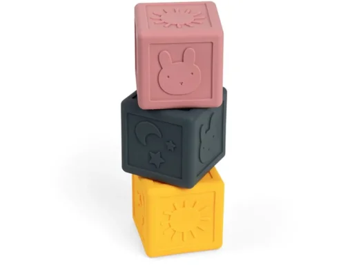 Clearance Bigjigs Sensory Cubes - Play, Stack & Tumble