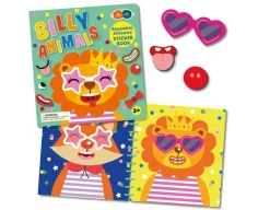 New Buddy & Barney Silly Animals - Silicone Sticker Book