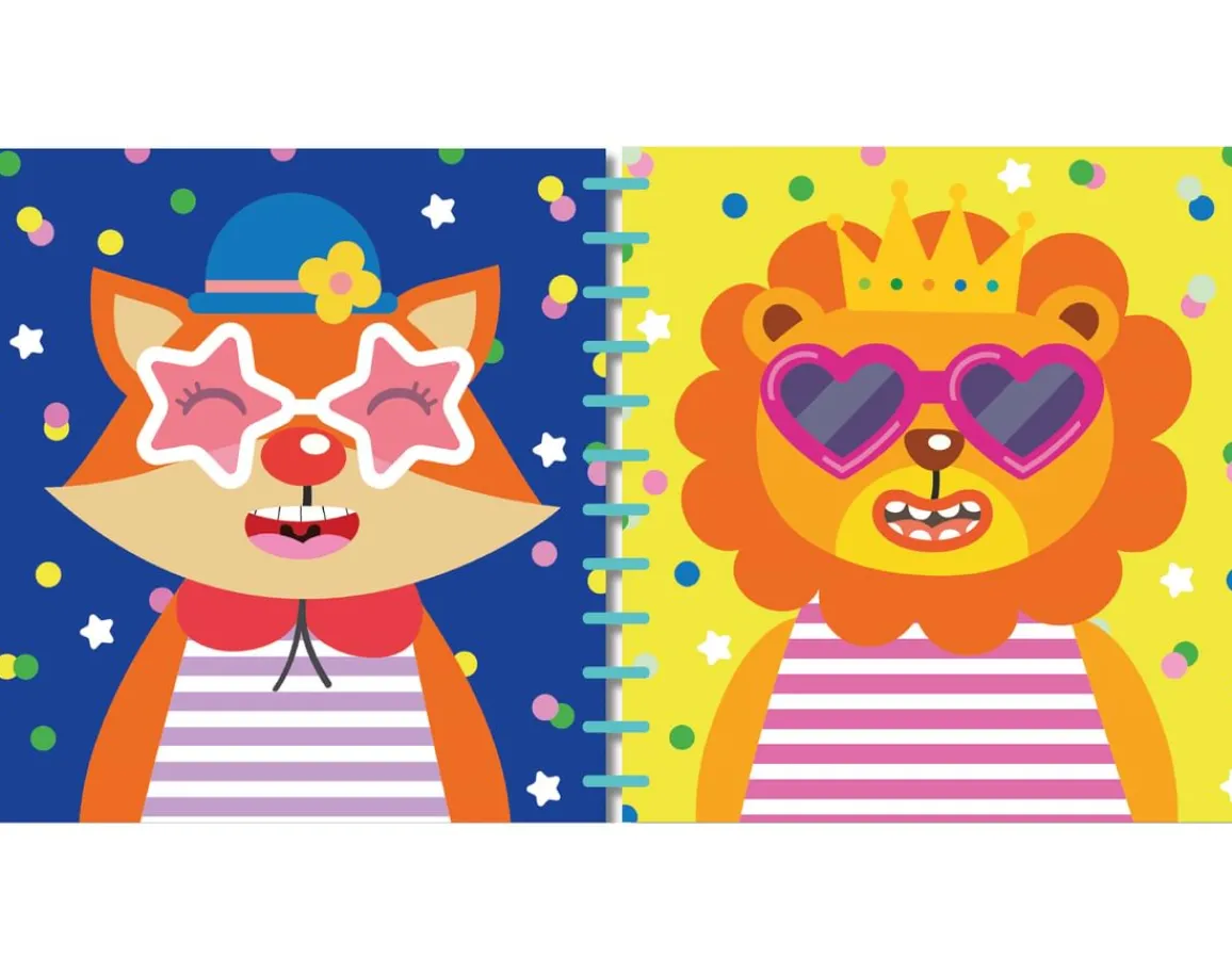 New Buddy & Barney Silly Animals - Silicone Sticker Book