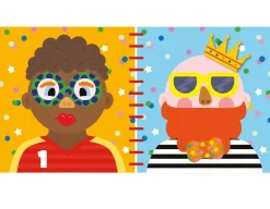 Best Buddy & Barney Silly Faces - Silicone Sticker Book