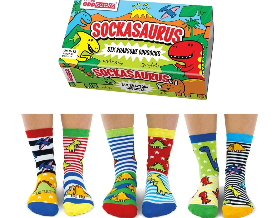 Clearance United Odd Socks Sockasaurus Odd Socks - Mix & Match