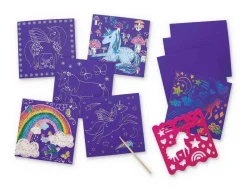 Discount Crocodile Creek Sparkle Scratch Art - Unicorns