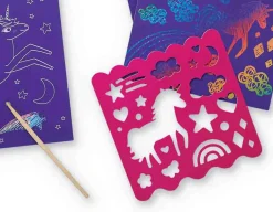 Discount Crocodile Creek Sparkle Scratch Art - Unicorns