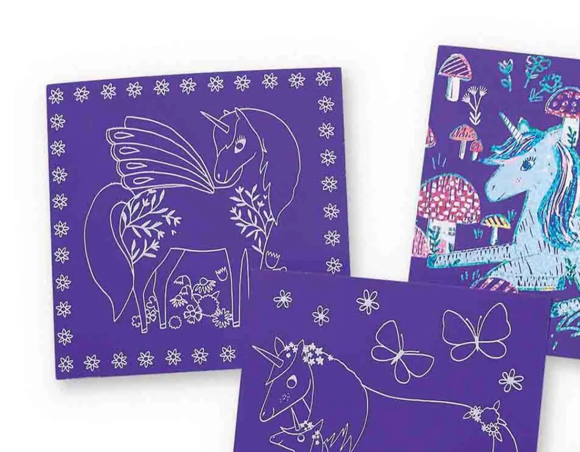 Discount Crocodile Creek Sparkle Scratch Art - Unicorns