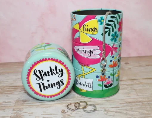 Discount Rachel Ellen Designs Sparkly Things - Set of 4 Stacking Tins