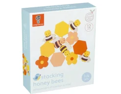 New Orange Tree Toys Stacking Honey Bees - FSC Wooden Set