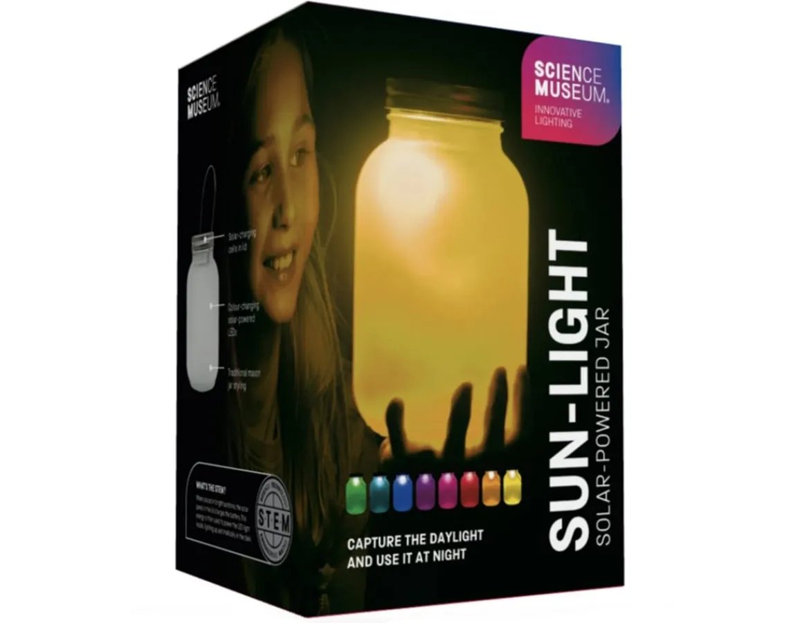 Discount Funtime Gifts Sun-Light Jar - Solar Powered Light Show