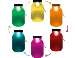 Discount Funtime Gifts Sun-Light Jar - Solar Powered Light Show