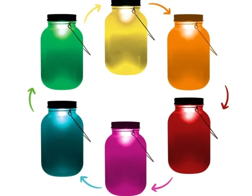 Discount Funtime Gifts Sun-Light Jar - Solar Powered Light Show