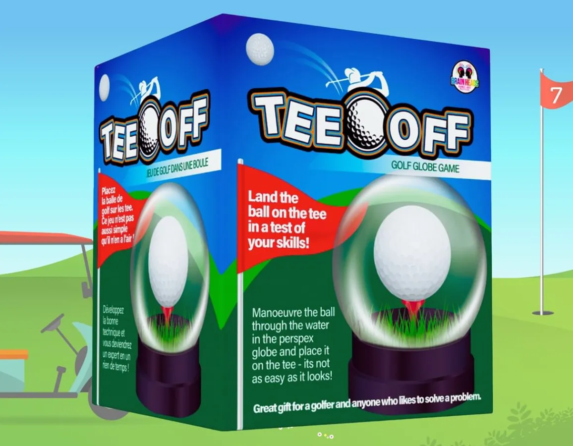Funtime Gifts Tee Off - Golf Globe Game of Skill