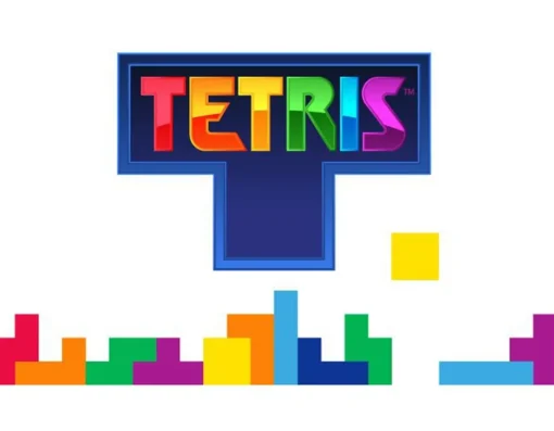 Online Fizz Creations Tetris - Handheld Game with Original Sounds